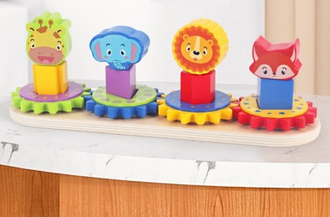 GRA ZRĘCZNOŚCIOWA LOGICZNA SORTER NAKŁADANKA ZWIERZĄTKA ZOO ZĘBATKI JHTOY-251 GRA ZRĘCZNOŚCIOWA LOGICZNA SORTER NAKŁADANKA ZWIERZĄTKA ZOO ZĘBATKI JHTOY-251