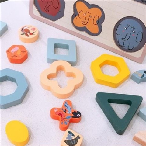 PUZZLE DREWNIANE EDUKACYJNE FIGURY GEOMETRYCZNE ZKB-2053 PUZZLE DREWNIANE EDUKACYJNE FIGURY GEOMETRYCZNE ZKB-2053