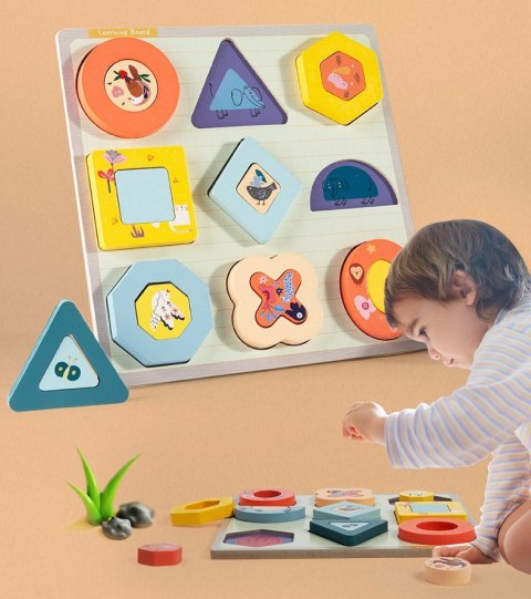 PUZZLE DREWNIANE EDUKACYJNE FIGURY GEOMETRYCZNE ZKB-2053 PUZZLE DREWNIANE EDUKACYJNE FIGURY GEOMETRYCZNE ZKB-2053