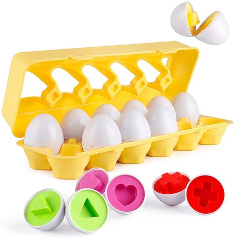 PUZZLE UKŁADANKA MONTESSORI KSZTAŁTY JAJKA SORTER PUZZLE UKŁADANKA MONTESSORI KSZTAŁTY JAJKA SORTER