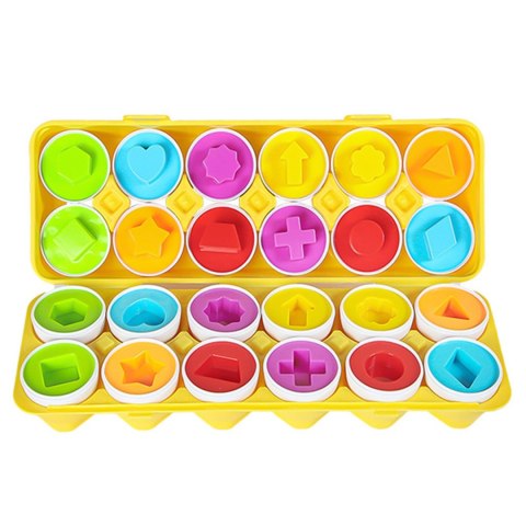 PUZZLE UKŁADANKA MONTESSORI KSZTAŁTY JAJKA SORTER PUZZLE UKŁADANKA MONTESSORI KSZTAŁTY JAJKA SORTER