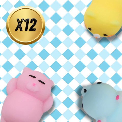 GNIOTEK MOCHI SQUISHY 12 SZT ZABAWKA ANTYSTRESOWA ZESTAW DLA DZIECI GNIOTEK MOCHI SQUISHY 12 SZT ZABAWKA ANTYSTRESOWA ZESTAW DLA DZIECI
