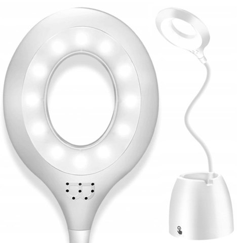LAMPKA BIURKOWA LED BIAŁA Z POJEMNIKIEM LAMPKA BIURKOWA LED BIAŁA Z POJEMNIKIEM
