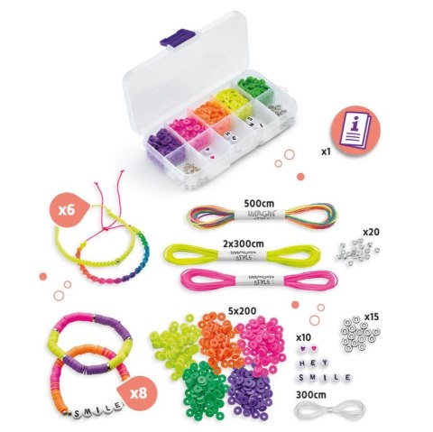 CREATIV bransoletki neon zestaw 14szt 907404 CREATIV bransoletki neon zestaw 14szt 907404