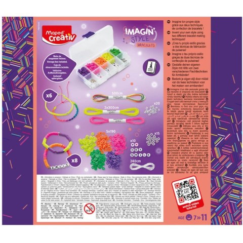 CREATIV bransoletki neon zestaw 14szt 907404 CREATIV bransoletki neon zestaw 14szt 907404