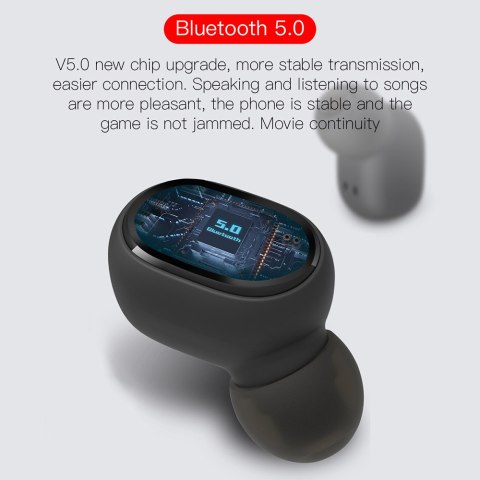 ND41_dS_59428 Słuchawki bluetooth E6s czarny