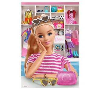 PUZZLE 100 Poznaj Barbie /Mattel 16458