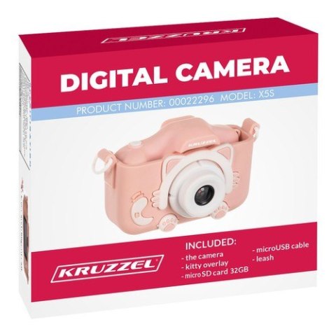 ND12_16889 Aparat cyfrowy różowy Kruzzel AC22296 5900779944763