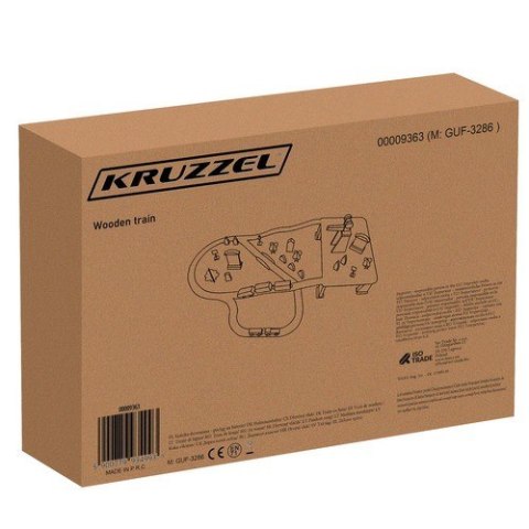 ND12_14069 Kolejka drewniana - pociąg na baterie 5900779934993