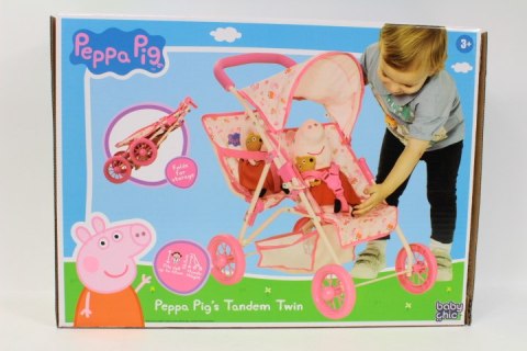 PEPPA PIG spacerówka dla bliźniąt 1424025 /4 PEPPA PIG spacerówka dla bliźniąt 1424025 /4