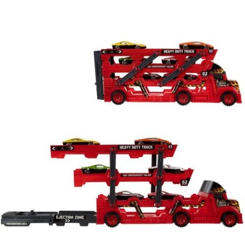 ND12_16931 Zestaw ciężarówka TIR z 6 autami 22515 5900779946415