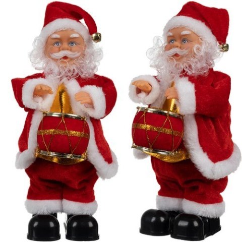 ND12_17350 Mikołaj grający- figurka 30cm Ruhhy 22162 5900779944275