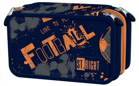 Piórnik trzypoziomowy z wyposażeniem Soccer Balls PC-05 Piórnik trzypoziomowy z wyposażeniem Soccer Balls PC-05