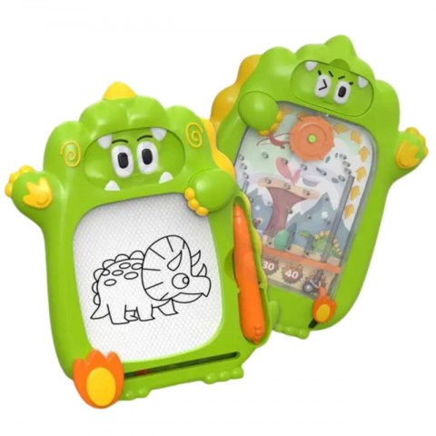 WOOPIE Znikopis Tablica Magnetyczna 2w1 Gra Zręcznościowa Pinball Flipper Zielona WOOPIE Znikopis Tablica Magnetyczna 2w1 Gra Zręcznościowa Pinball Flipper Zielona