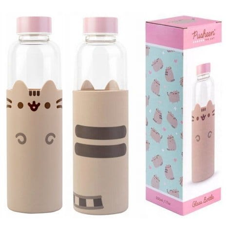 Pusheen The Cat Butelka szklana Bidon 500 ml Pusheen The Cat Butelka szklana Bidon 500 ml