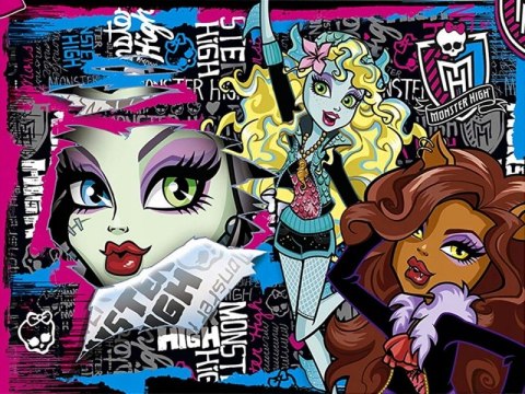 Puzzle 104 elementy Monster High Clementoni #G2 Puzzle 104 elementy Monster High Clementoni #G2