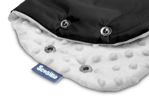 MUFKA DO WÓZKA MINKY - BLACK MUFKA DO WÓZKA MINKY - BLACK