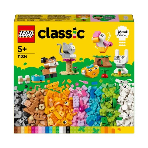 LEGO CLASSIC Kreatywne zwierzątka 11034 LEGO CLASSIC Kreatywne zwierzątka 11034