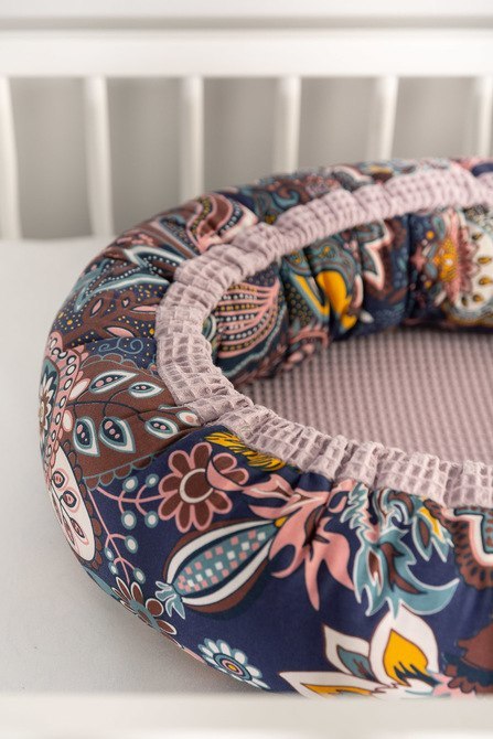 KOKON WAFEL 80x45 BOHO BRUDNY RÓŻ