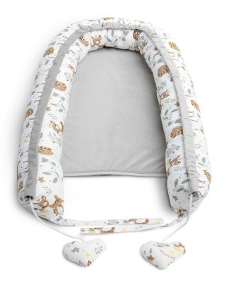 KOKON VELVET BIAŁY LEŚNA PRZYGODA 80x45