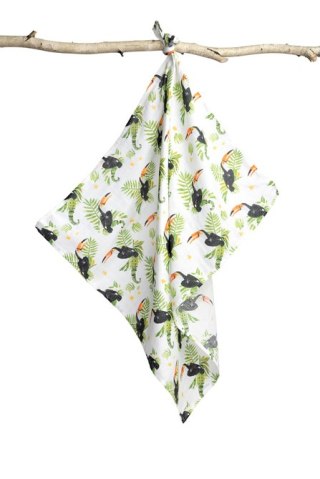 PIELUCHA MUŚLINOWA TUKANY 70 X 80