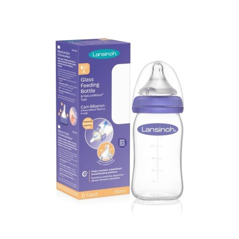 3087 BUTELKA FB SZKLANA 160ML + SM.NW 3087 BUTELKA FB SZKLANA 160ML + SM.NW