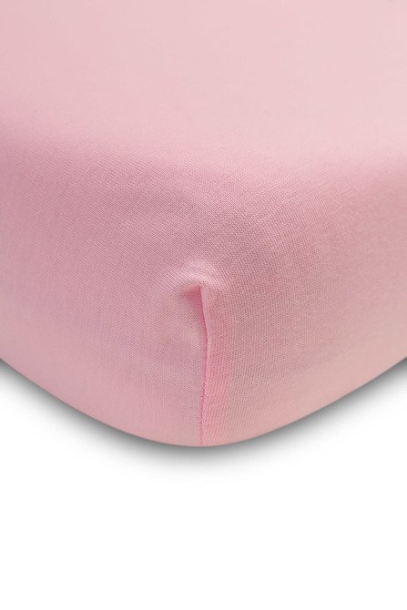 PRZEŚCIERADŁO JERSEY DELUXE RÓŻOWY 120x60 PRZEŚCIERADŁO JERSEY DELUXE RÓŻOWY 120x60