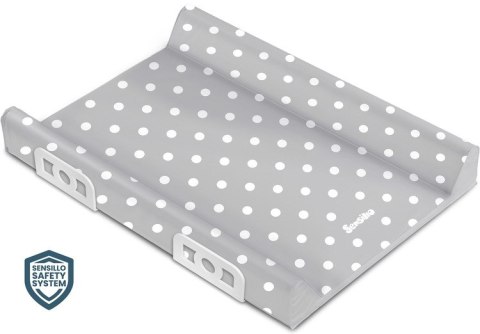 PRZEWIJAK USZTYWNIANY SAFETY SYSTEM 70 CM - PATTERNS KROPKI SZARE PRZEWIJAK USZTYWNIANY SAFETY SYSTEM 70 CM - PATTERNS KROPKI SZARE