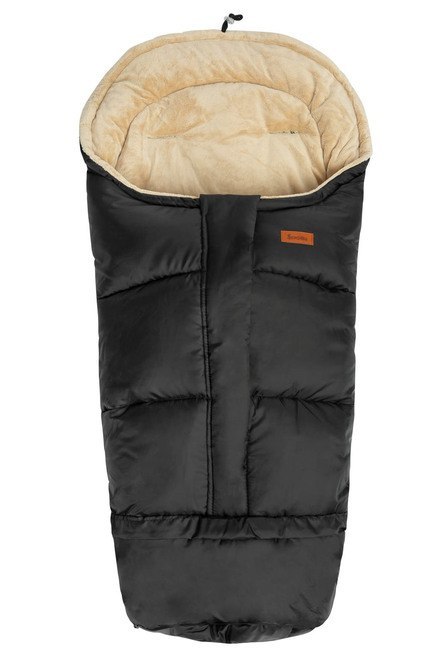 ŚPIWOREK COMBI 3w1 MINKY - BLACK/BEIGE ŚPIWOREK COMBI 3w1 MINKY - BLACK/BEIGE