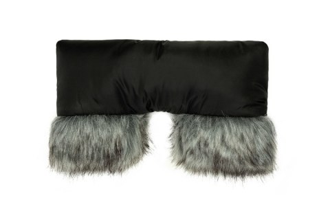 Mufka z lisem BLACK