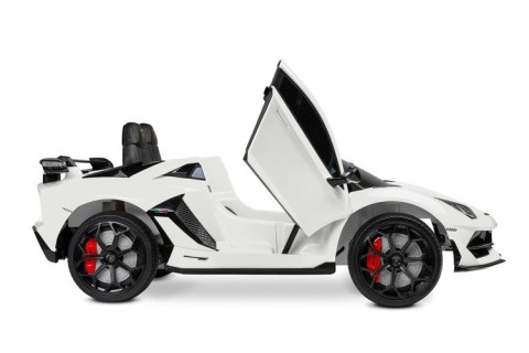 POJAZD NA AKU. LAMBORGHINI WHITE