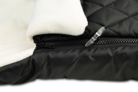 ŚPIWOREK PIKOWANY POLAR BLACK DO WÓZKA ŚPIWOREK PIKOWANY POLAR BLACK DO WÓZKA