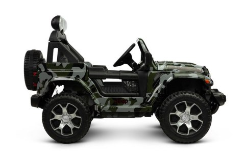 TERENOWY POJAZD NA AKUMULATOR JEEP RUBICON CAMO