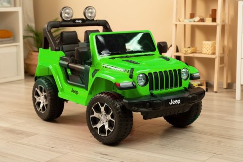 TERENOWY POJAZD NA AKUMULATOR JEEP RUBICON GREEN