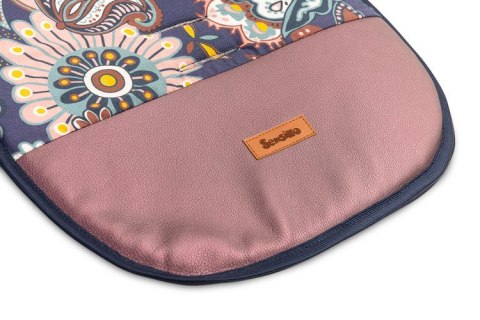 WKŁADKA DO WÓZKA WAFEL BOHO BRUDNY RÓŻ
