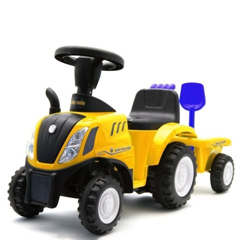45785/658T JEŹDZIK TRAKTOR Z PRZYCZEPĄ ŻÓŁTY