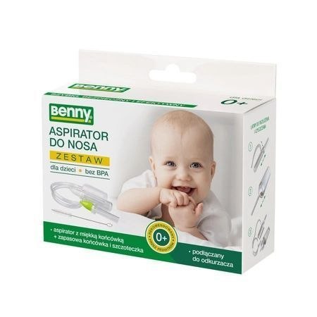ASPIRATOR DO NOSA BENNY ZESTAW ASPIRATOR DO NOSA BENNY ZESTAW