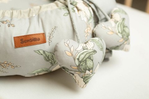 KOKON VELVET LILIA SZARY 80x45