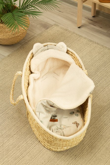 ŚPIWOREK DO FOTELIKA I WÓZKA GŁĘBOKIEGO OLIWKA VINTAGE