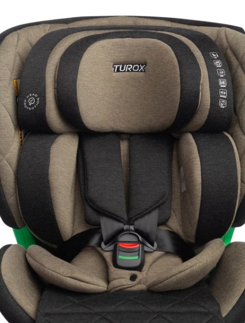 FOTELIK TUROX I-SIZE KHAKI (40-150)