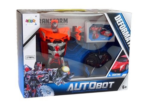 Auto Robot 2w1 Pilot R/C Zdalnie sterowane Pomarańczowy Auto Robot 2w1 Pilot R/C Zdalnie sterowane Pomarańczowy