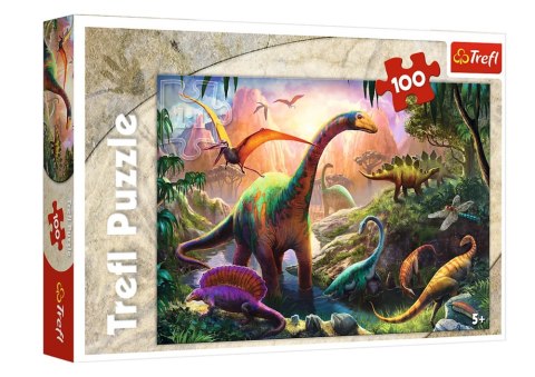 Puzzle - 100 - Świat dinozaurów - Trefl 16277 Puzzle - 100 - Świat dinozaurów - Trefl 16277