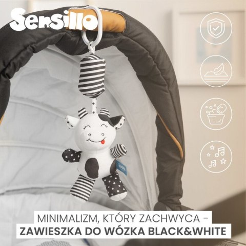 BLACK&WHITE ZAWIESZKA DO WÓZKA KRÓWKA