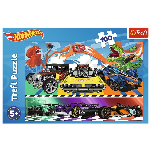 Puzzle - 100 - Pędzące samochody - Hot Wheels Trefl 16466 Puzzle - 100 - Pędzące samochody - Hot Wheels Trefl 16466