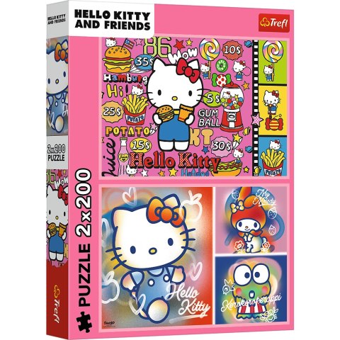 Puzzle - 2x200 - Hello Kitty i przyjaciele - Hello Kitty 13336 Puzzle - 2x200 - Hello Kitty i przyjaciele - Hello Kitty 13336