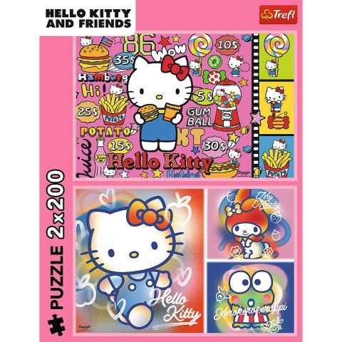 Puzzle - 2x200 - Hello Kitty i przyjaciele - Hello Kitty 13336 Puzzle - 2x200 - Hello Kitty i przyjaciele - Hello Kitty 13336