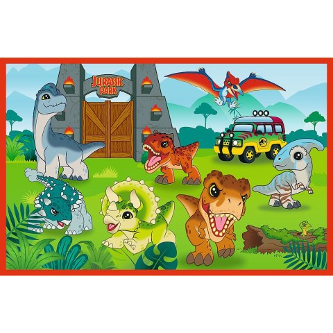 Puzzle - 2x24 - Małe dinozaury - Universal Jurassic World Trefl 34437 Puzzle - 2x24 - Małe dinozaury - Universal Jurassic World Trefl 34437
