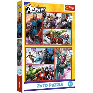 Puzzle - 2x70 - Zostań bohaterem Trefl 34439
