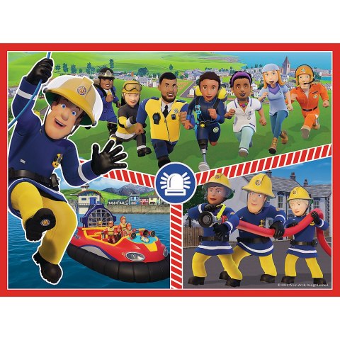 Puzzle - 2w1 + memos - Drużyna Strażaka Sama Trefl 93334