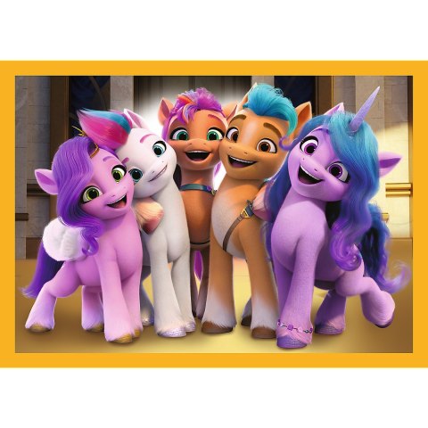 Puzzle - 4w1 - Poznaj kucyki Pony My Little Pony Trefl 34624 Puzzle - 4w1 - Poznaj kucyki Pony My Little Pony Trefl 34624
